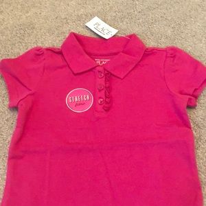Pink polo girls size 4